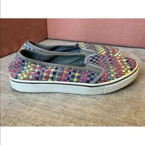 Bernie Mev Women's Verona Jewel Tone Slip On Sneakers Size 6.5